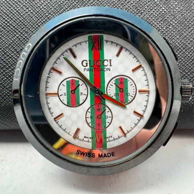 OROLOGIO DA POLSO Gucci Pantcaon Gucci Swiss Made ref 1142 cinturino in gomma nero EUR 170 99 PicClick IT
