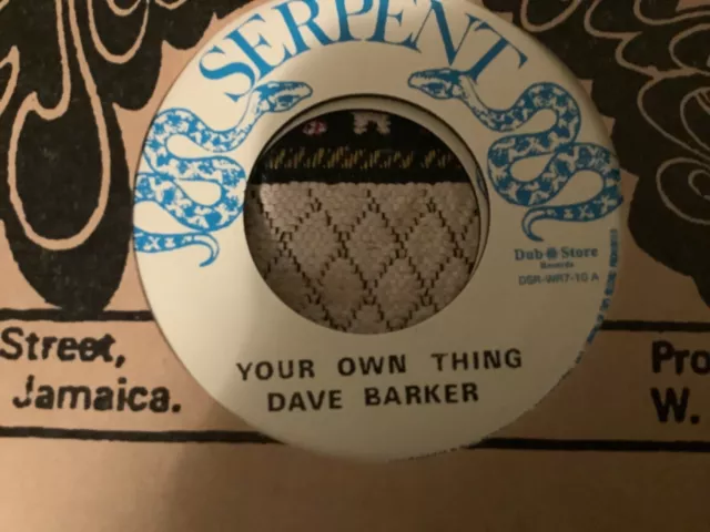 Dave Barker , Your Own Thing , Techniques , War Boat  ,   7” Serpent