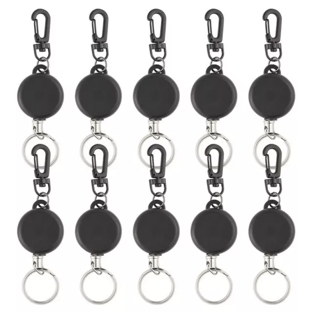 Metal Keychain Carabiner Clip Keyring Key Ring Chain Clips Hook Holder Anti  Lost