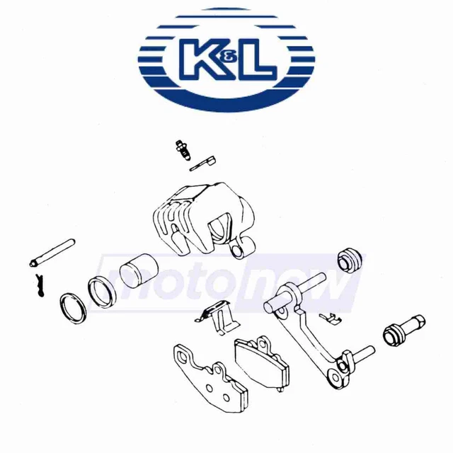 K&L Supply Front Brake Caliper Rebuild Kit for 1977-1981 Yamaha XS650 - rk