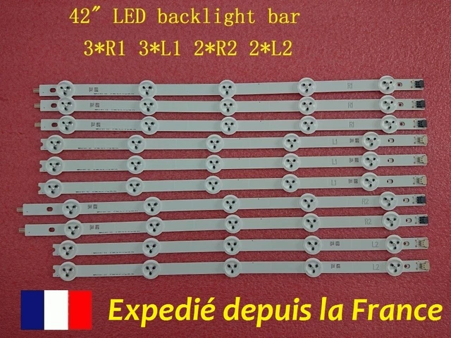 Rampe De Rétroéclairage LED Pour Télés LG 42 Pouces - Compatible 42LN5700UH, 42LN5204 Et Autres Modèles