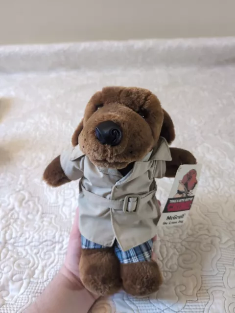 Scruff McGruff the Crime Dog Dakin Plush toy 10" Detective Trenchcoat Bite Crime