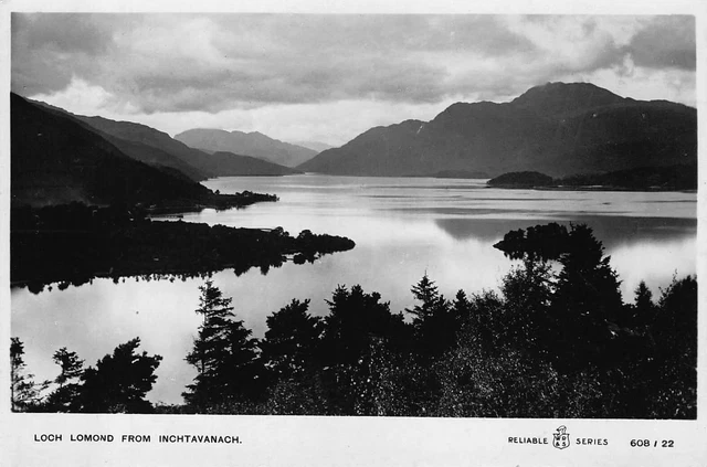 Postcard Loch Lomand from Inchtavanch Scotland