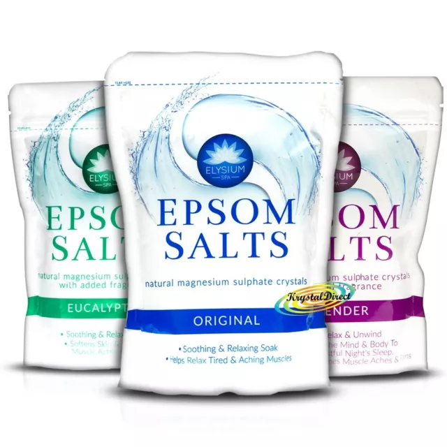 Epsom Salts Bath Natural Magnesium Sulphate Soothing & Relaxing Soak