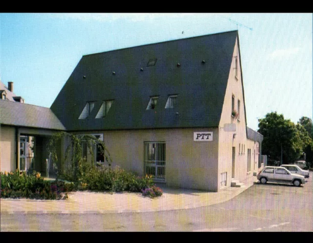 CHATEAUNEUF-sur-CHER (18) BUREAU de POSTE & Entrée du CAMPING vers 1980