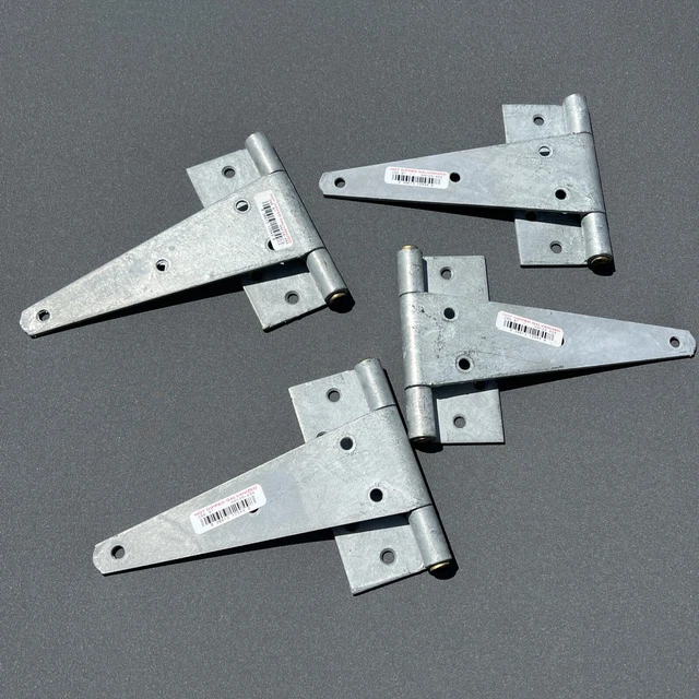 National Hardware N129-494 T-Hinge Galv 8in 4 Pack