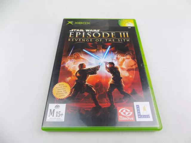 Mint Disc Xbox Original Star Wars Episode 3 III Revenge of the Sith Works on ...