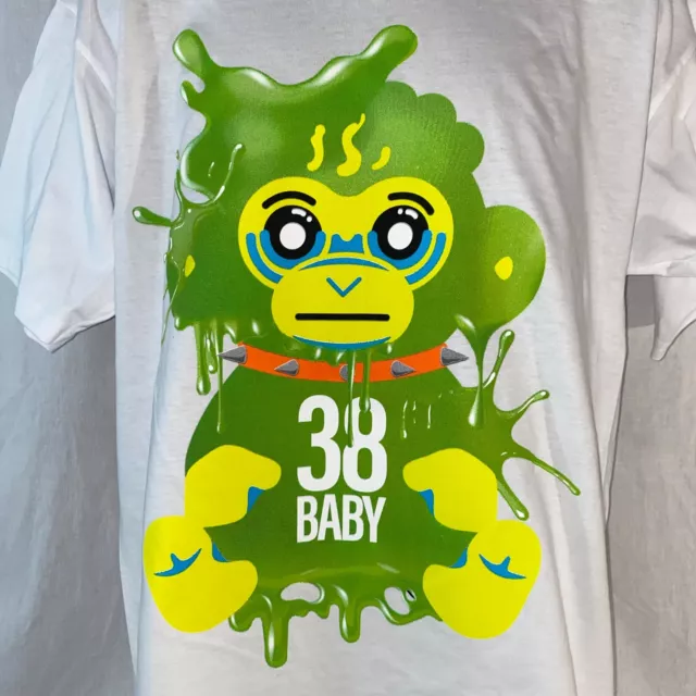 NEVER BROKE AGAIN NBA YoungBoy T-Shirt Size Large Green Slime Monkey ...