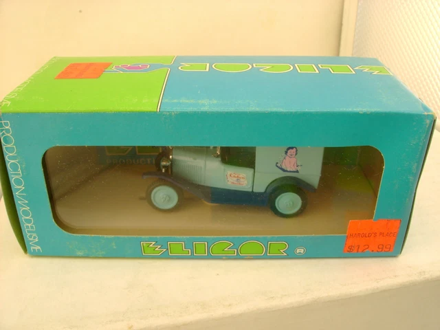 ELICOR 1:43 Bleu/Bleu Citroen 5 Cv Camionnette 1926 Bebe Cadum #1018 Neuf en