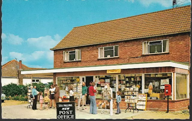 Sea Palling, Norfolk - Post Office - D Constance postcard c.1960s