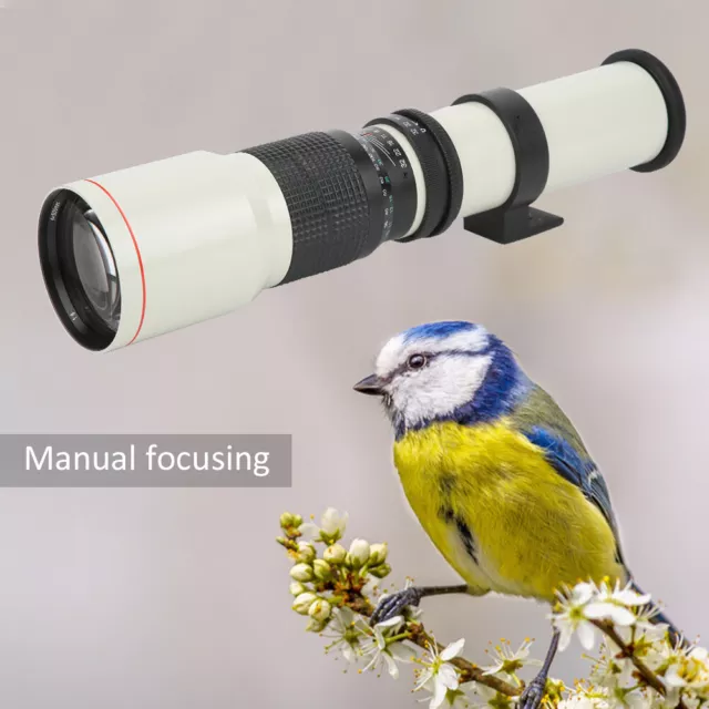 F8‑F32 Optical Glass 500mm Camera Telephoto Lens for Olympus OM Mount Camera