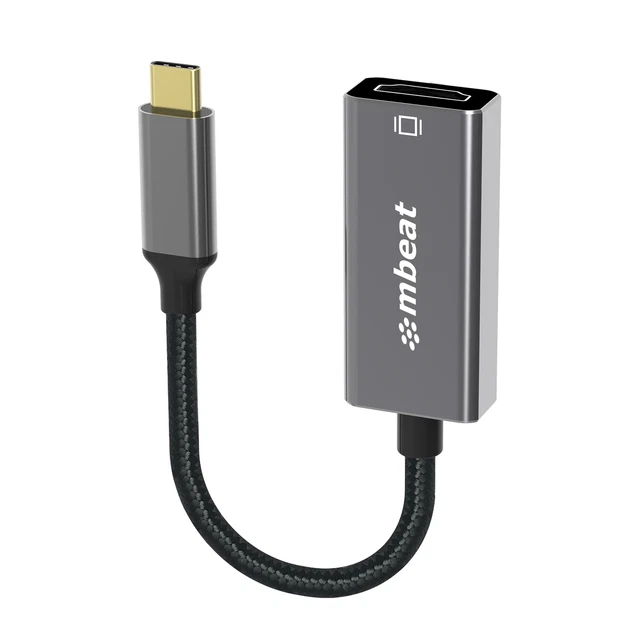 MBEAT Elite USB-C to HDMI Adapter - Converts USB-C to HDMI Female Port, Supports