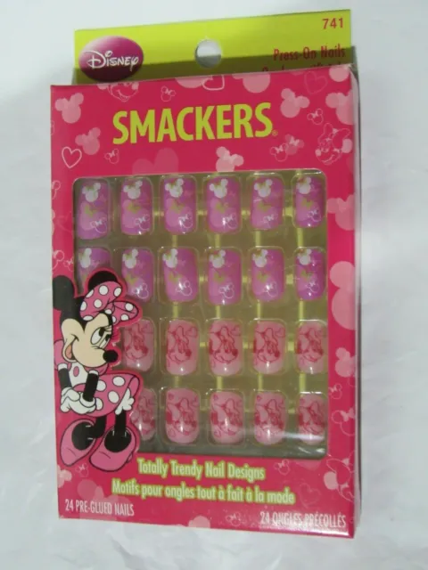 Lip Smackers Disney Press-On Nails Minnie Mouse 24 CT