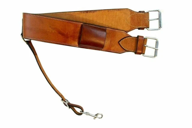Sangle Arrière De Selle Western WILDRACE - Cuir - Fabriqué En Inde (neuf)
