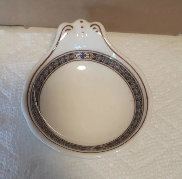 Vintage Pennsylvania Railroad PRR Purple Laurel Pattern Ice Cream Dish