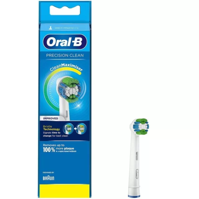 ORAL-B PRECISION TESTINE spazzolino elettrico di ricambio pulite 100%  originali marroni EUR 4,58 - PicClick IT