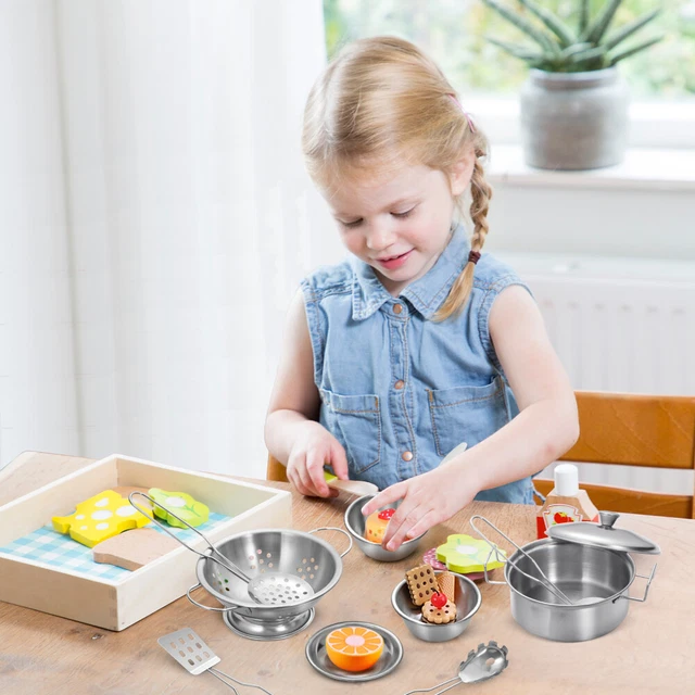 KITCHEN COOKING UTENSILS Kids Play for Toddlers Pots and Pans Boy Child