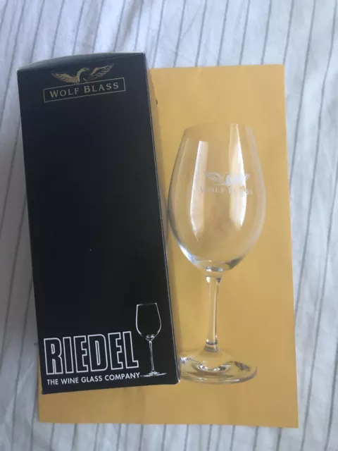 Wolf Blass Wine Riedel One Glass RARE  Collectable Like Brand New With Box