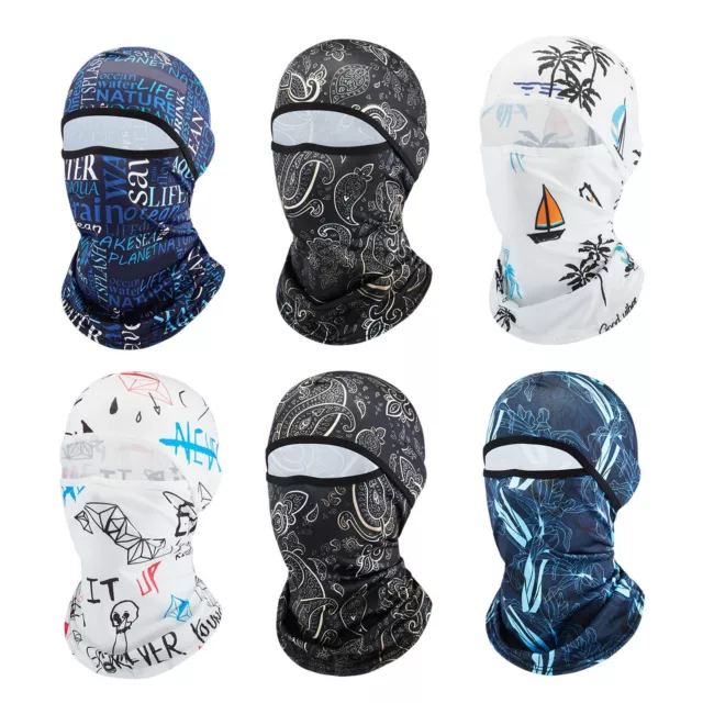 UV Protection Face Cover Neck Gaiter Sun Protection Unisex Ice Silk Windproof