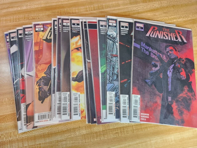 Punisher #1-16 & Annual #1 Complete Run / Sets (2018) Marvel Frank Castle