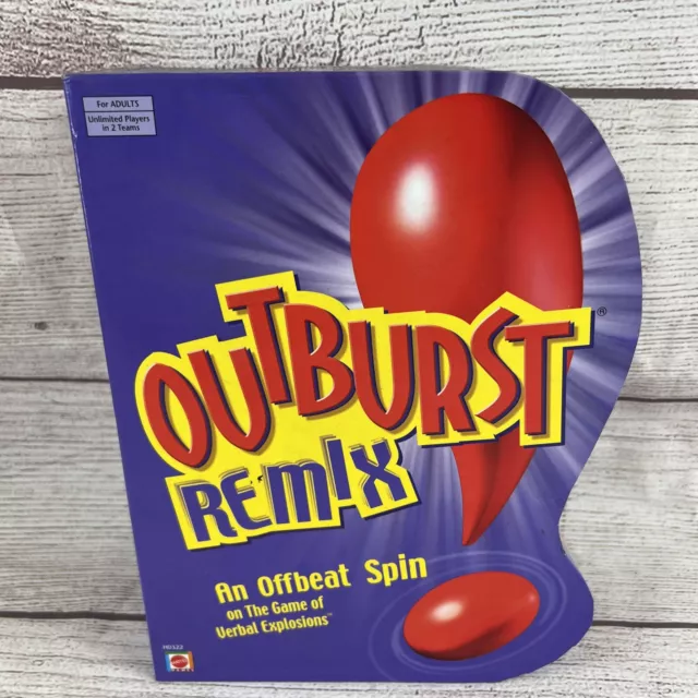 Outburst Remix Adult Game by Mattel Brand New in Box 2004