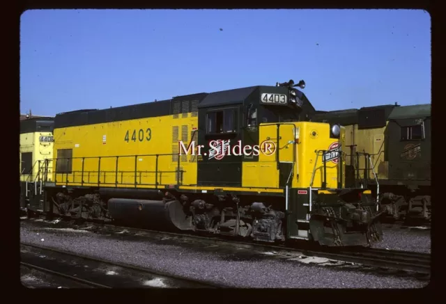 Original Slide C&NW System Chicago & North Western Clean Paint GP15-1 4403