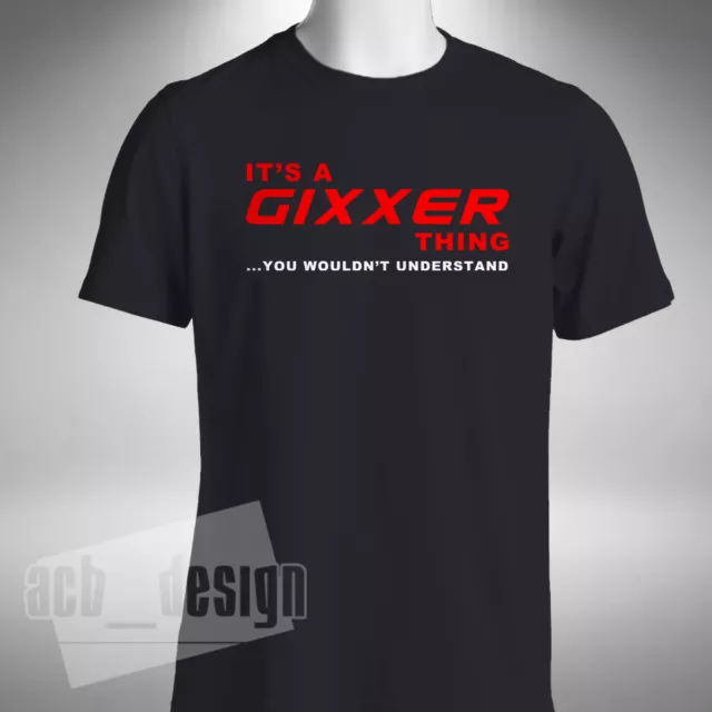 Gixxer T-Shirt Superbike Motorbike Biker GSX-R Suzuki Sizes Small to 5XL