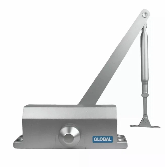 Global Door Controls Residential/Light Duty Commercial Door Closer with Paral...