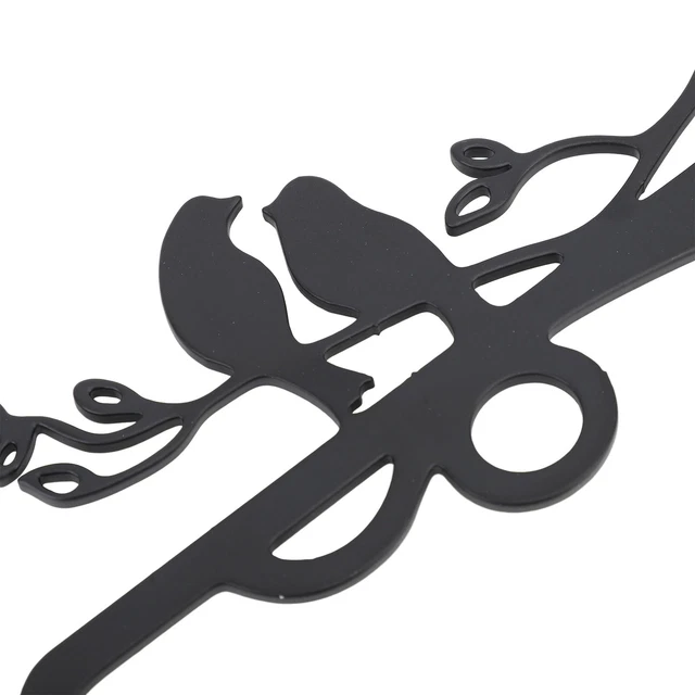 Crochets Muraux Pour Plantes Suspendues - Lot De 4, En Fer Noir, Support Jusqu'à 10 Kg, Facile à Installer Pour Intérieur Et Extérieur