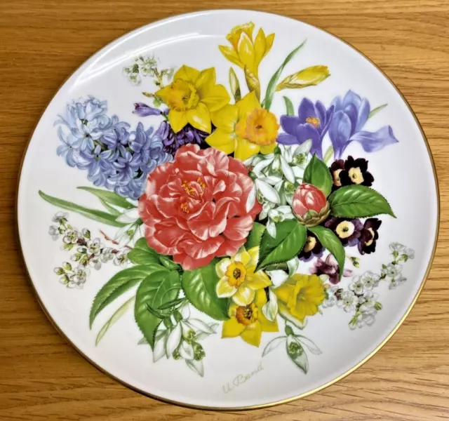 * HUTSCHENREUTHER Ursula Band Collector Plate "Spring Morning" Limited Edition *