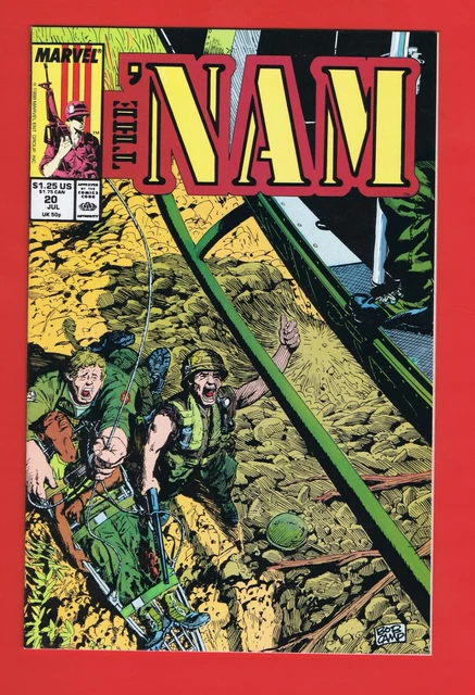 The 'Nam #20 Dominoes (Marvel  Vietnam War 1988) Near Mint / Mint