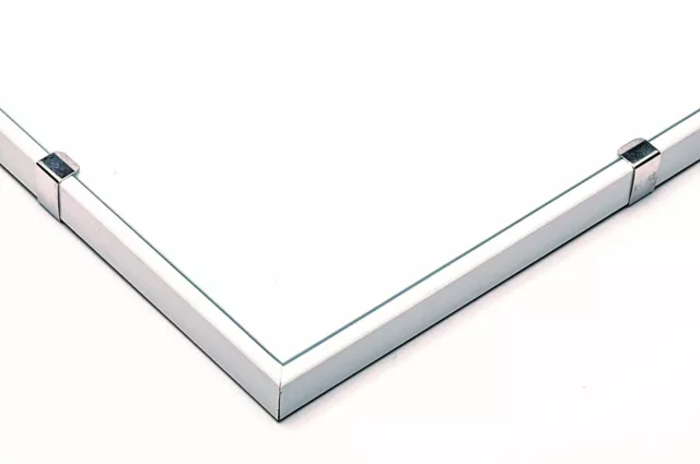 Cornice a giorno vetro da parete 13 x 18  con bordo in legno vari colori 2