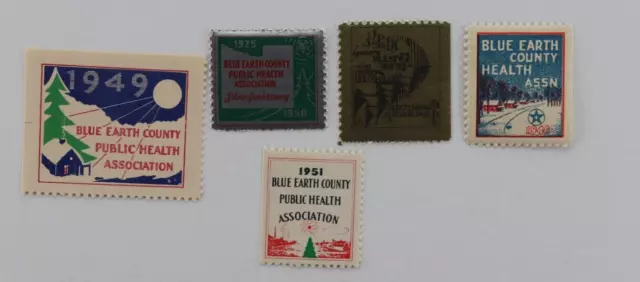1925-1951 Blue Earth County Health Charity Association Mmh Poster Stamp