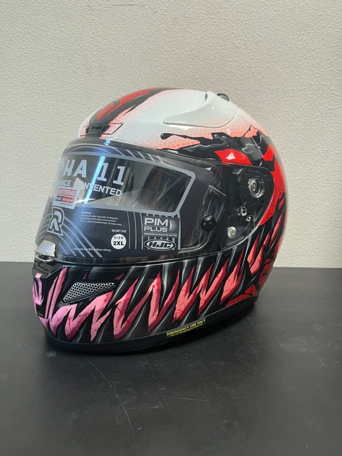 HJC RPHA11 CARNAGE Marvel MC-1 Motorcycle Helmet Size XX-Large NEW IN ...