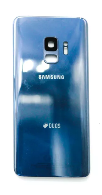 Tapa Cristal Trasera Samsung Galaxy S9 Azul Desmontaje