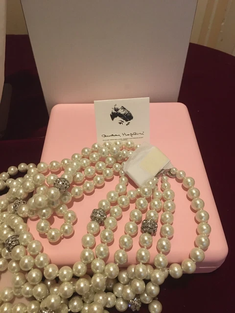 Designer Camrose & Kross Audrey Hepburn Necklace & Pin High End Jewelry NIB Designer Camrose & Kross Audrey Hepburn Necklace & Pin High End Jewelry NIB
