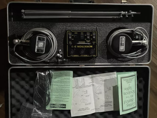 Novatron 240 Power Pack 2 Heads Light Stand & Hard Case | TESTED