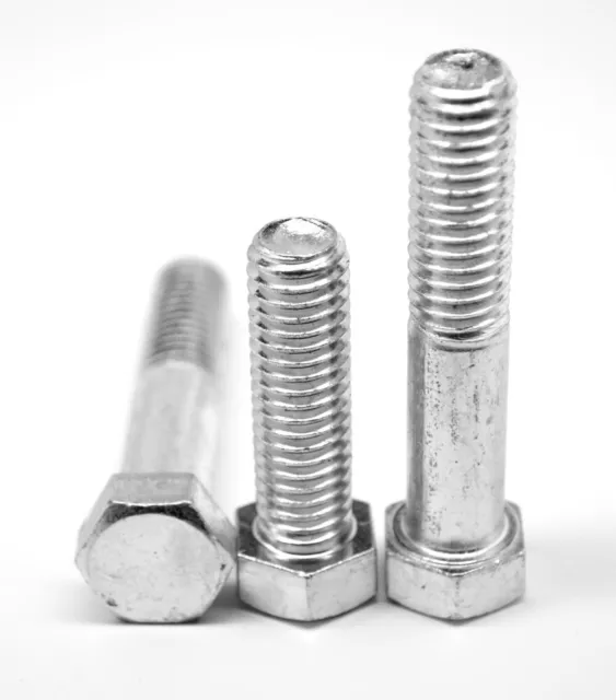 M7 x 1.00 x 50 MM (PT) Coarse Thread DIN 931 Class 8.8 Hex Cap Screw (Bolt) Zinc