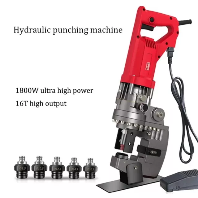 Stainless Steel Hydraulic Punching Tool Angle Iron Steel Puncher/Color Random