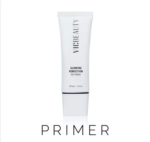 VIC Beauty Glowing Perfection Face Primer - Blur Smooth Pores Imperfections NEW