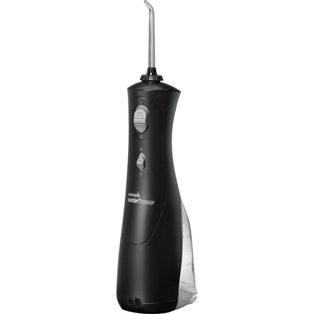 Waterpik Ultra WP-462E Munddusche Black Schwarz Water Flosser Akku Plus 4 Düsen