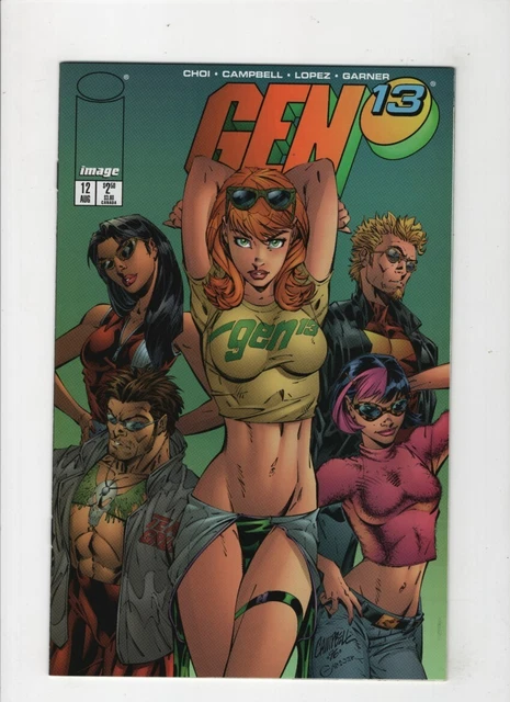 Gen 13 #12  Image comics J. Scott CampbellHi res Scans 1995