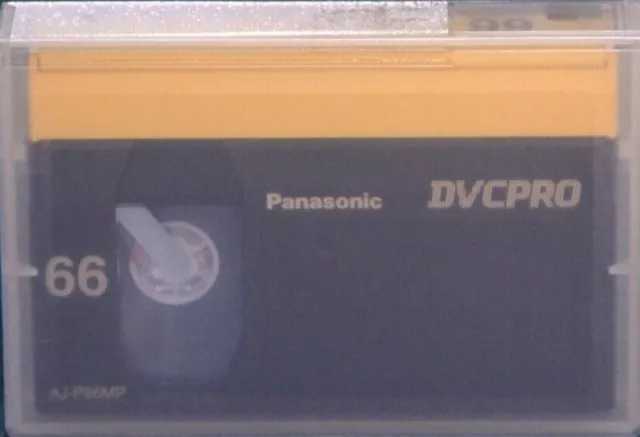 PANASONIC | Cinta para videocámara DVCPRO 66 | AJ-P66MP | Nueva y sin usar | Envío gratuito