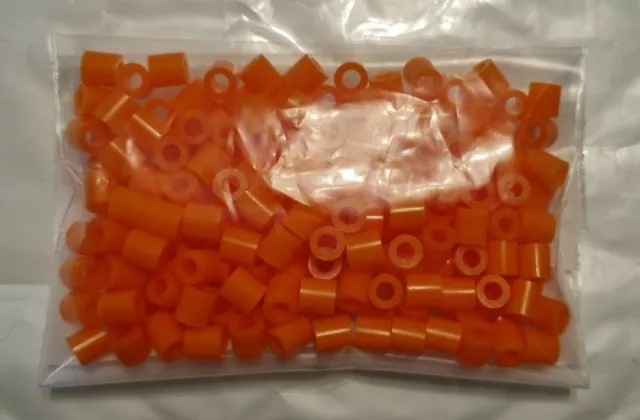 Perles à repasser orange sachet de 200 pièces hama diamètre ( midi : ext 5 mm )