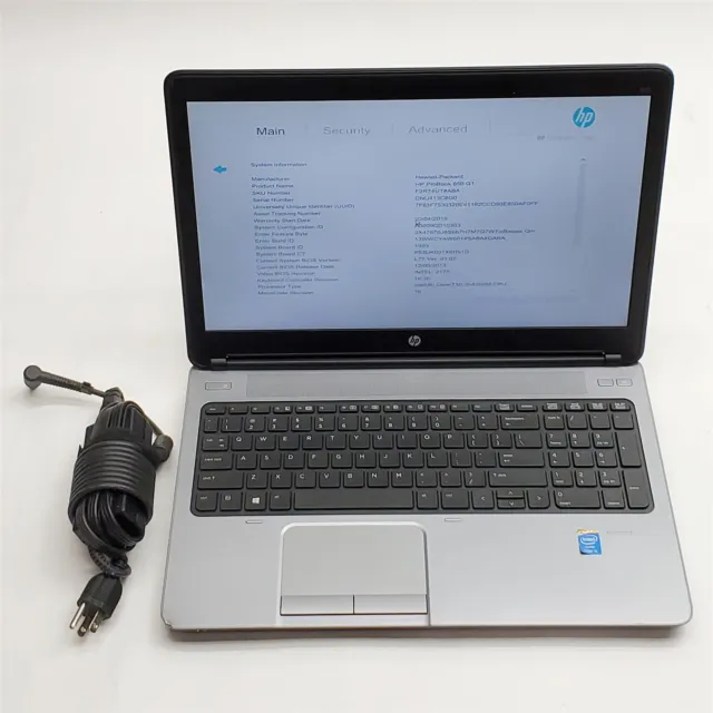 HP ProBook 650 G1 Laptop Intel Core i5 4200M 2.5GHZ 15.6" HD 8GB 500GB HDD NO OS