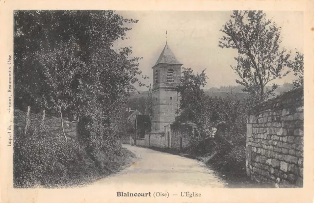 Cpa 60 Blaincourt / Eglise