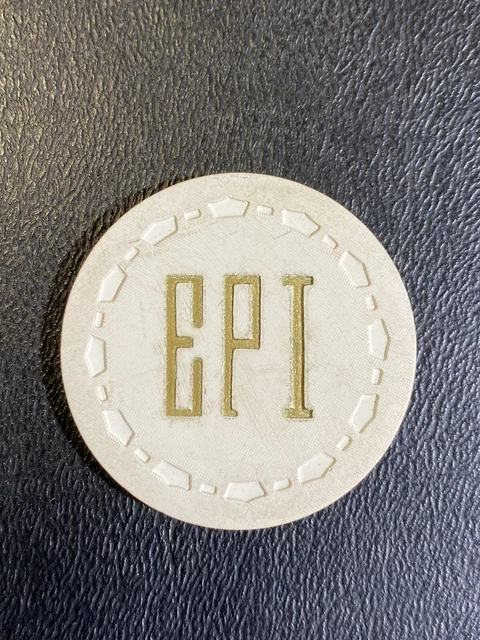 25 Cent Vintage Casino Poker Chip. EPI(Ebbetts Pass Inn), Arnold, CA. 1963.