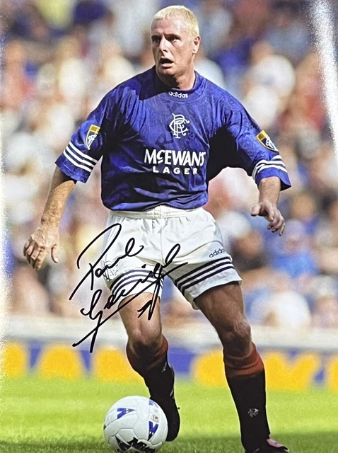 Paul Gascoigne Signed Rangers 16x12 Photo