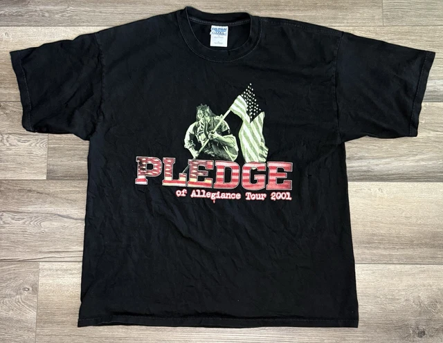 VINTAGE SLIPKNOT 2001 Pledge Of Allegiance Tour Shirt Large $99.99