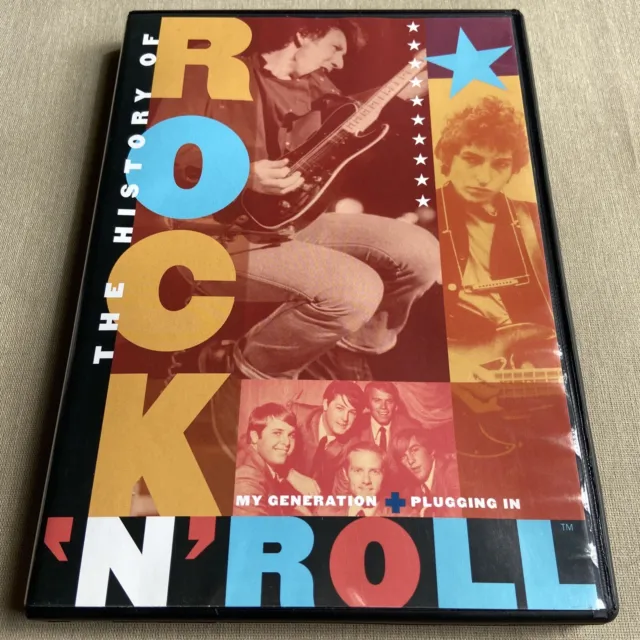 Time Life: History of Rock N Roll (DVD) My Generation + Plugging In Bob Dylan +